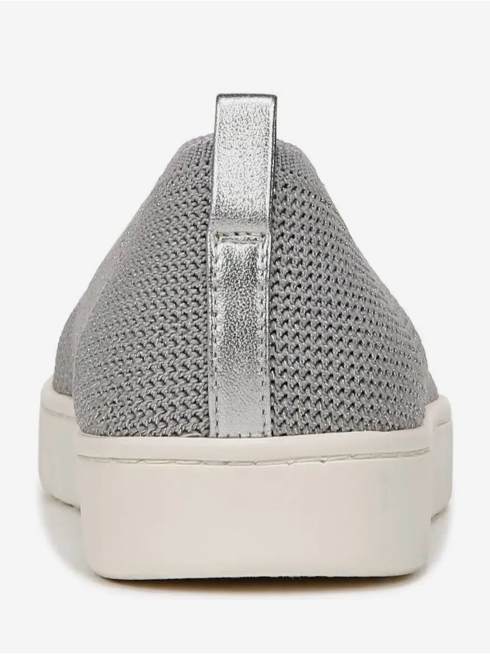 NWT - VIONIC - Light Gray Knit Slip-On Loafers - Picture 6 of 8
